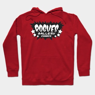 Rogues Gallery Comics Black & White Logo Hoodie